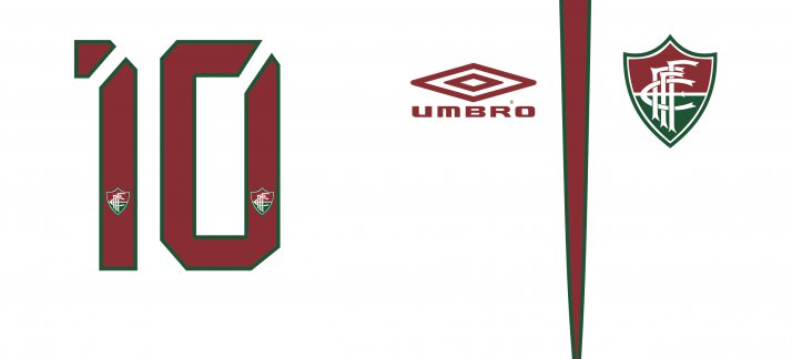 Mug design template: Fluminense, football, shirt 10 - Sports