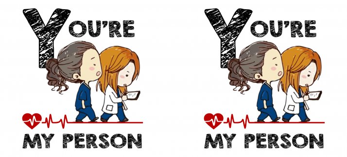 Mug design template: Grey's Anatomy, You're My Person - Movies and Series