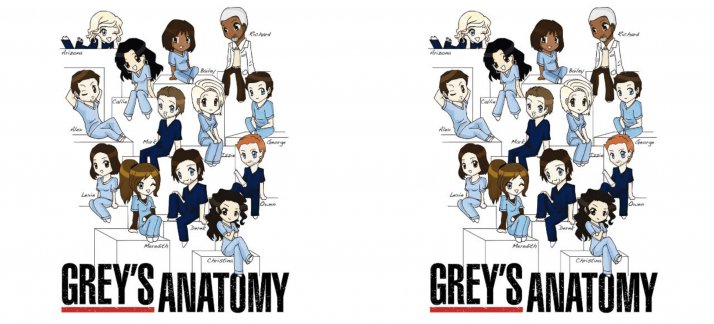 Mug design template: Grey's Anatomy - Movies and Series