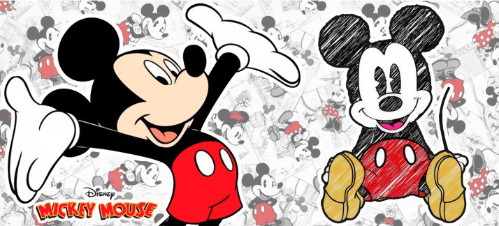 Mug design template: Mickey - Animes and Cartoons