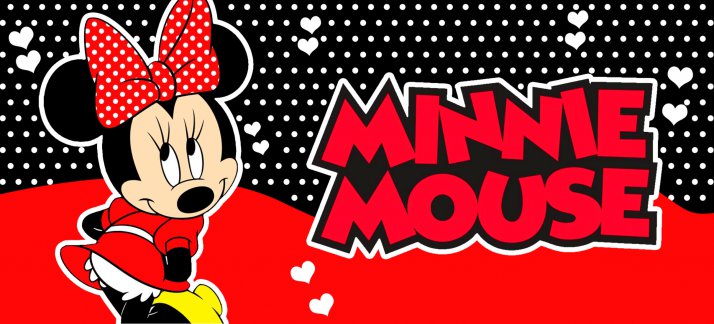 Mug design template: Minnie Mouse - Animes and Cartoons