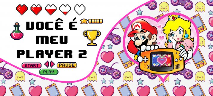 Mug design template: Boyfriends, you are my player 2 - Valentines