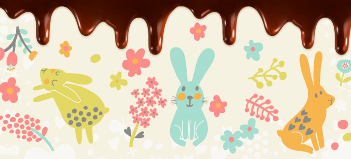 Mug design template: Easter - Rabbits - Easter