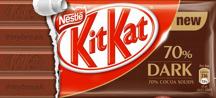 Mug design template: Easter - Kitkat, 70% dark - Easter