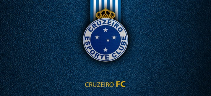 Mug design template: Cruzeiro FC - blue background - Sports