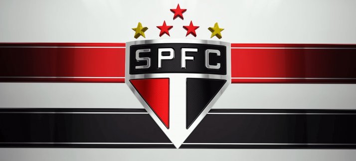 Mug design template: São Paulo - striped flag with 3D icon - Sports