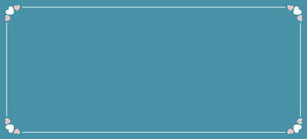 Blue background with hearts