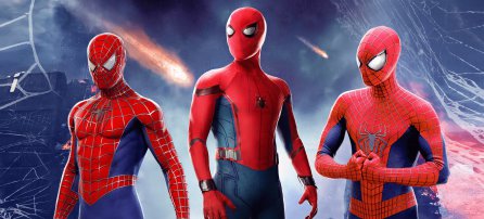 Spiderman, three heroes, superhero