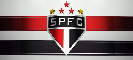 São Paulo - striped flag with 3D icon