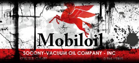 Oil can, Mobiloil - Socony-Vacuum oil