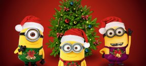 Similar design template: Merry Christmas with Minions