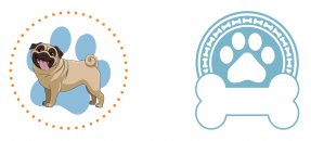 Similar design template: Dog, pet, pug