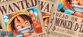Similar design template: Luffy, wanted