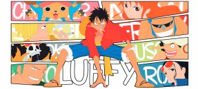 Similar design template: Luffy