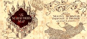 Similar design template: Harry Potter, Marauder's Map, Hogwarts