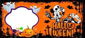 Similar design template: Halloween, Mickey and Pluto