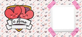 Similar design template: Valentine's Day - Love you