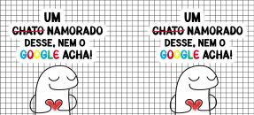 Similar design template: Valentine's Day, Flork - A (annoying) boyfriend like this, not even Google finds! (M)