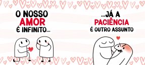 Similar design template: Valentine's Day, Flork - Our love is infinite... patience, on the other hand, is a different matter