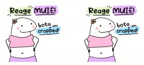 Similar design template: Friendship, Flork - React, girl! Put on a crop top