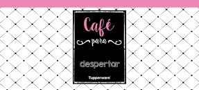 Similar design template: Tupperware - Coffee to wake up (pink label)